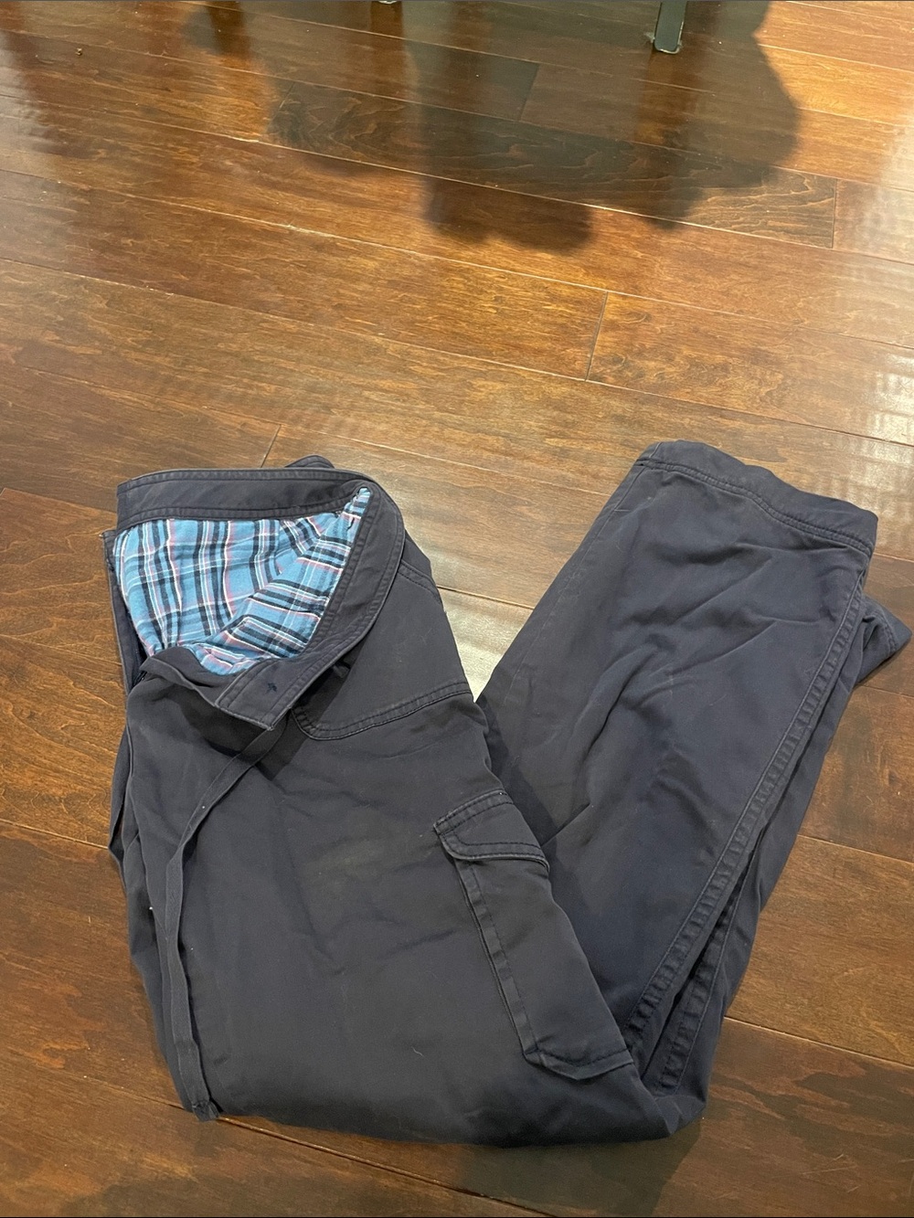LLbean flannel lined work pant